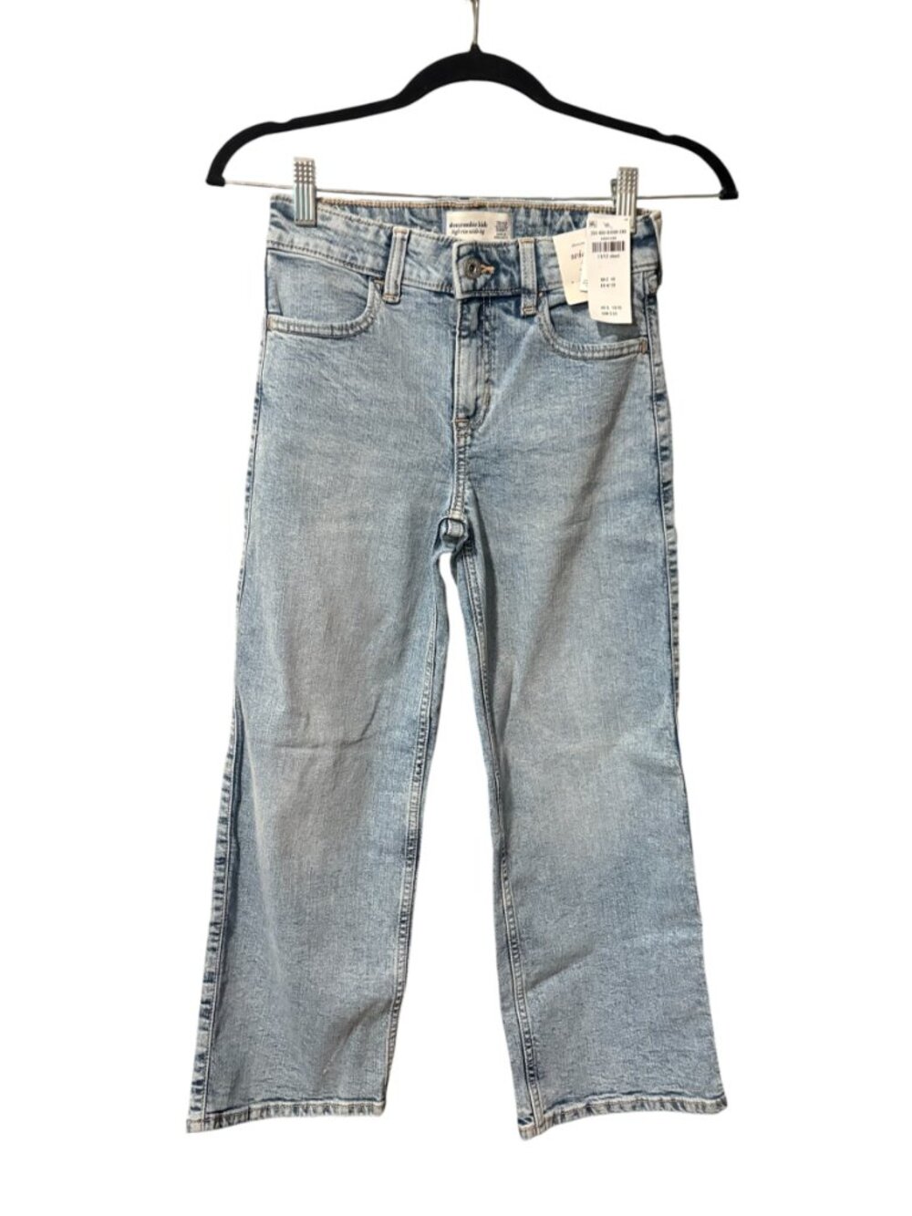 Abercrombie Kids High Rise Wide Leg Jeans - Picture 3 of 14